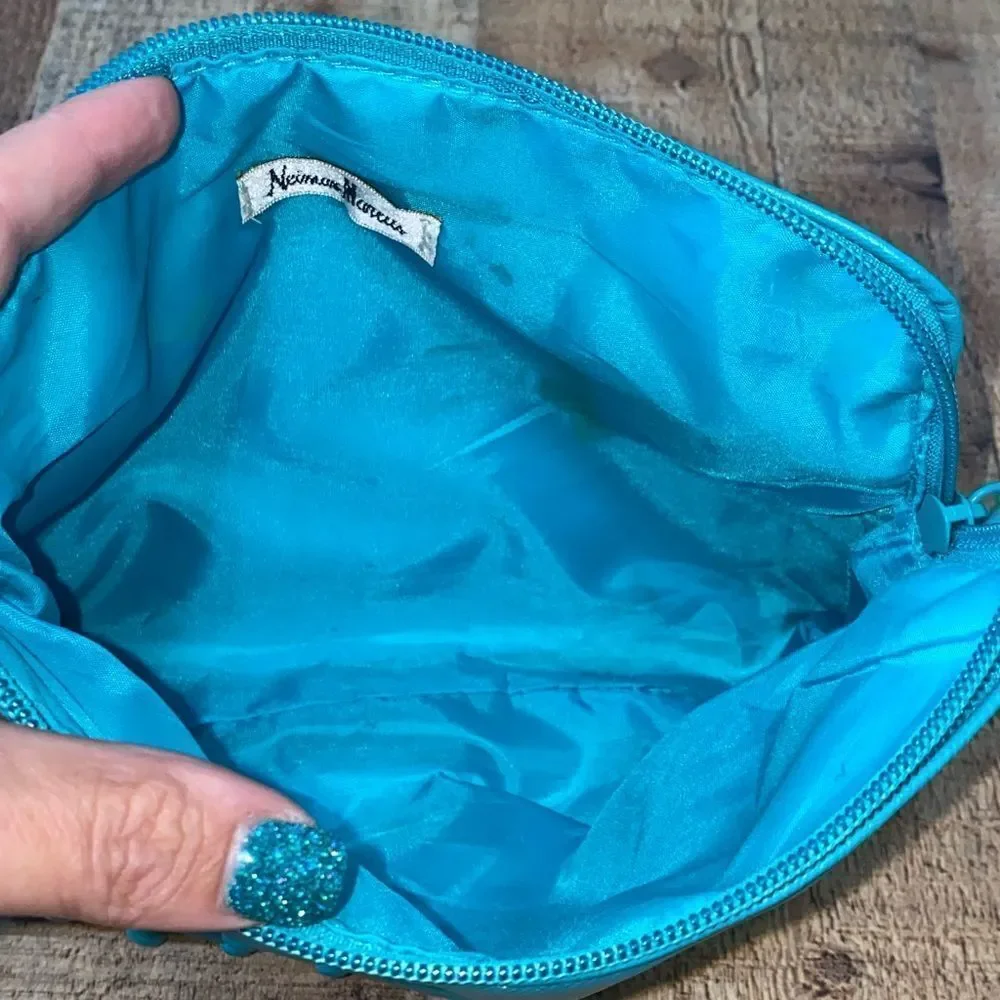 Neiman marcus cosmetic bag wristlet